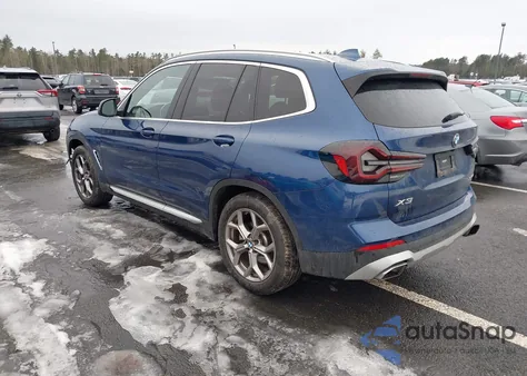 2023 BMW X3 xDrive30I z USA, uszkodzony, nr VIN WBX57DP01PN201887